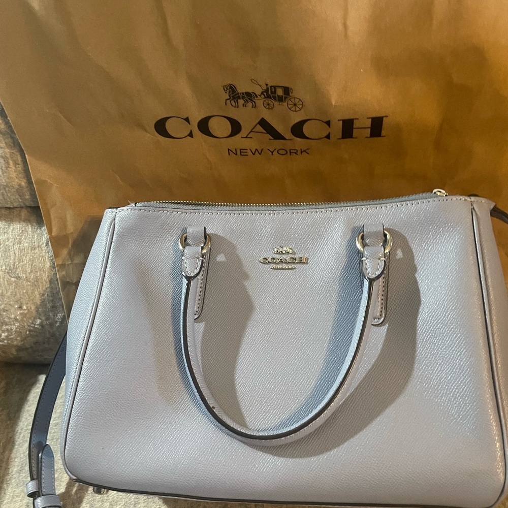 Coach pebble leather purse